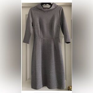 Boden Monochrome Striped Long Sleeve Dress